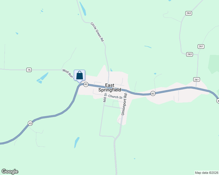 map of restaurants, bars, coffee shops, grocery stores, and more near in East Springfield