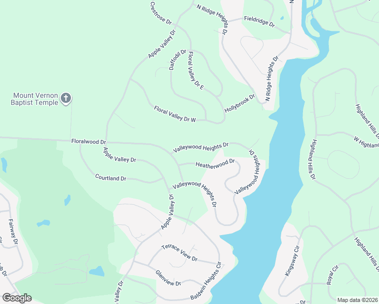 map of restaurants, bars, coffee shops, grocery stores, and more near 952 Valleywood Heights Drive in Howard