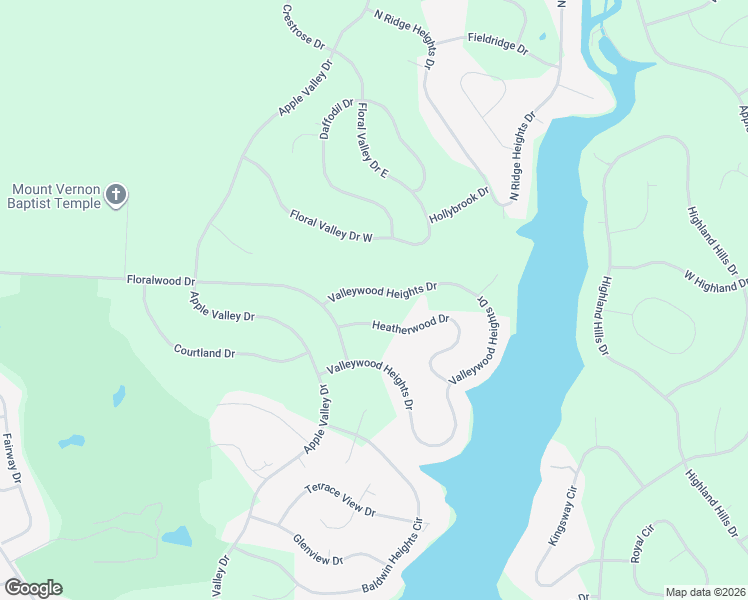 map of restaurants, bars, coffee shops, grocery stores, and more near 952 Valleywood Heights Drive in Howard