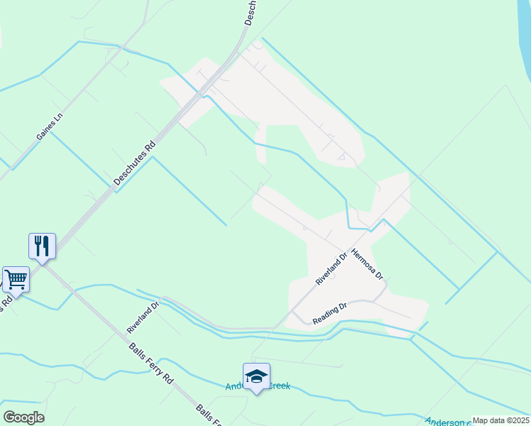 map of restaurants, bars, coffee shops, grocery stores, and more near 5680 Pleasant View Dr in Anderson