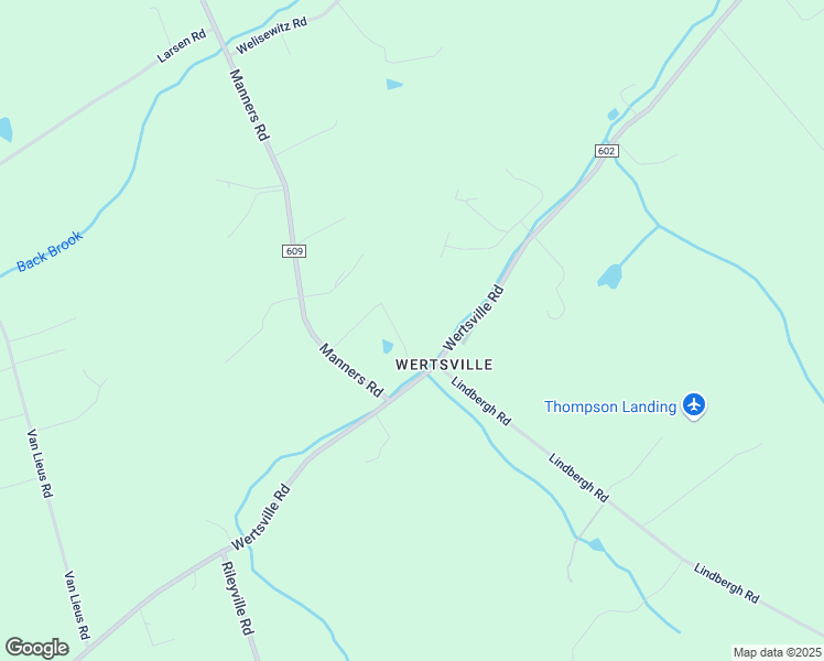 map of restaurants, bars, coffee shops, grocery stores, and more near 309 Wertsville Road in East Amwell Township