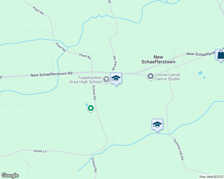 map of restaurants, bars, coffee shops, grocery stores, and more near 430 New Schaefferstown Road in Bernville