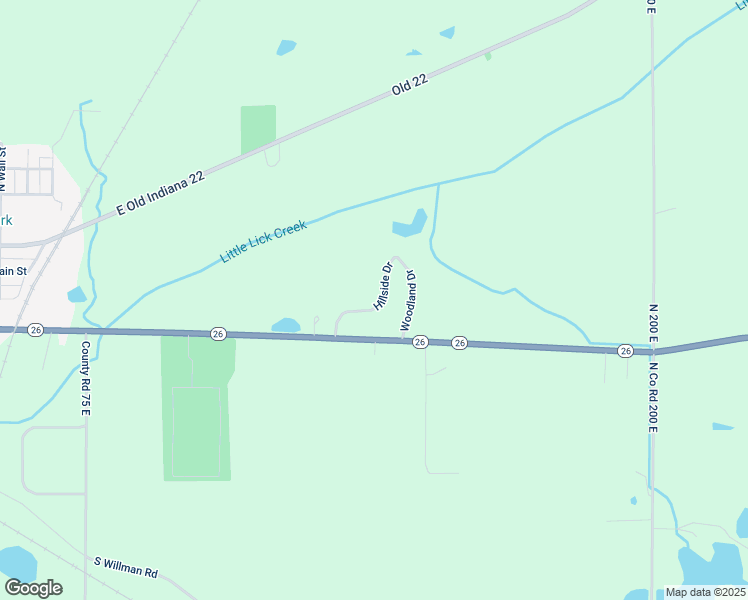 map of restaurants, bars, coffee shops, grocery stores, and more near 100-324 Hillside Drive in Hartford City