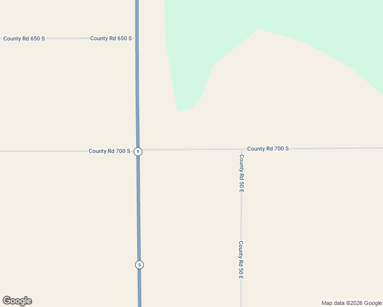 map of restaurants, bars, coffee shops, grocery stores, and more near 1 County Road 700 South in Jonesboro