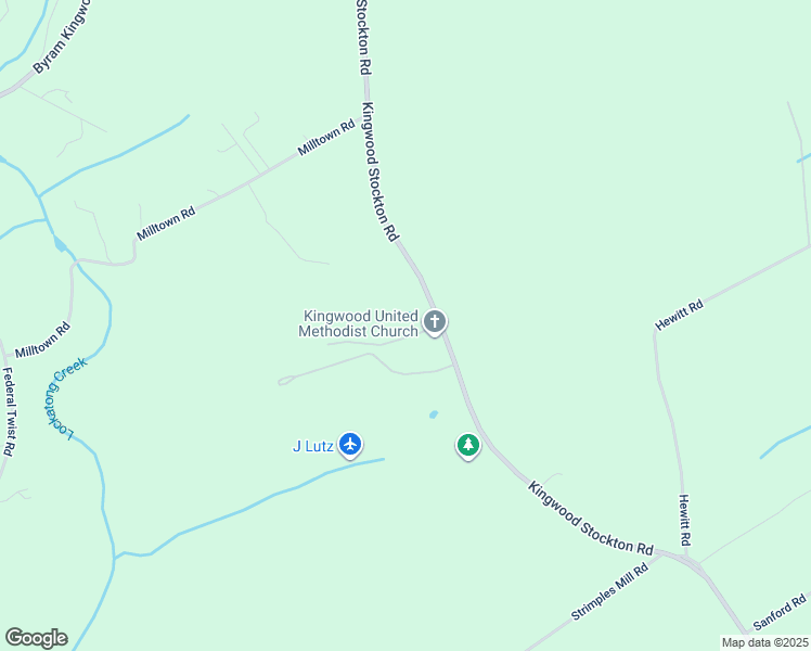 map of restaurants, bars, coffee shops, grocery stores, and more near 275 County Road 519 in Stockton