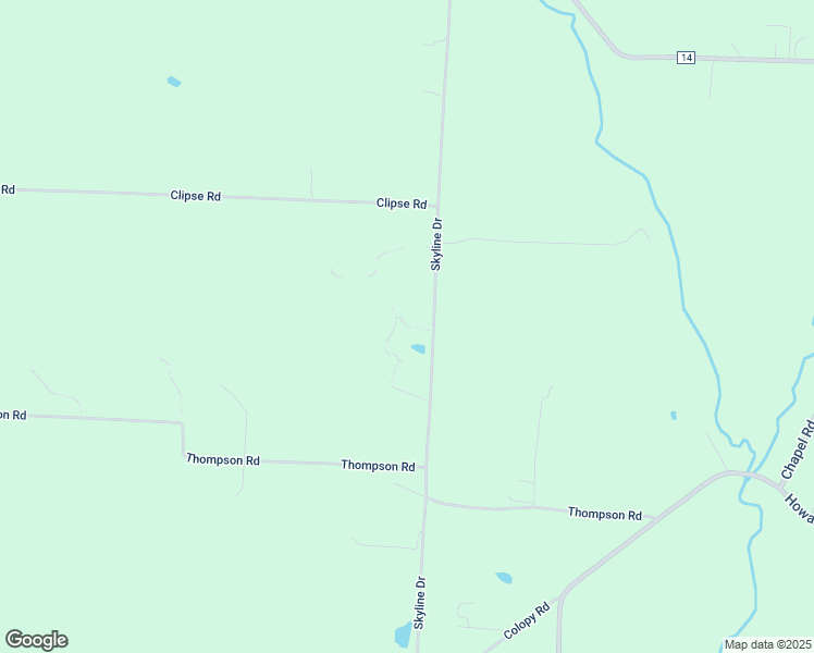 map of restaurants, bars, coffee shops, grocery stores, and more near 15261 Skyline Drive in Danville