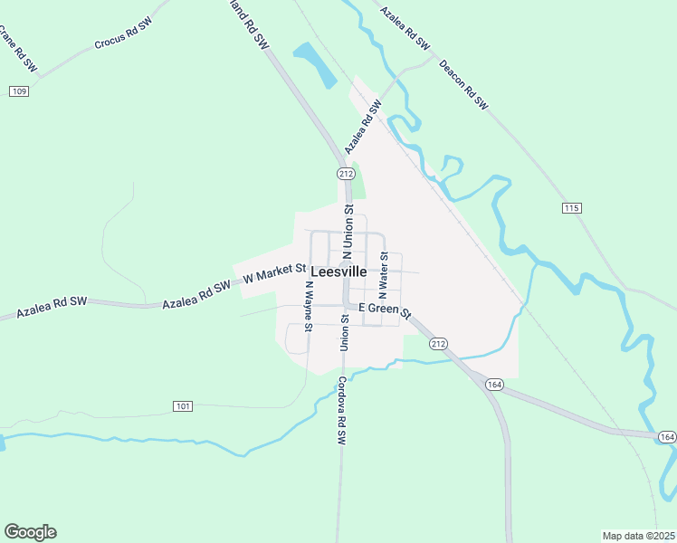 map of restaurants, bars, coffee shops, grocery stores, and more near 332 Union Avenue in Leesville