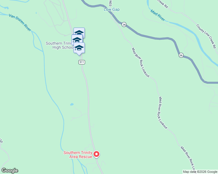 map of restaurants, bars, coffee shops, grocery stores, and more near in Mad River