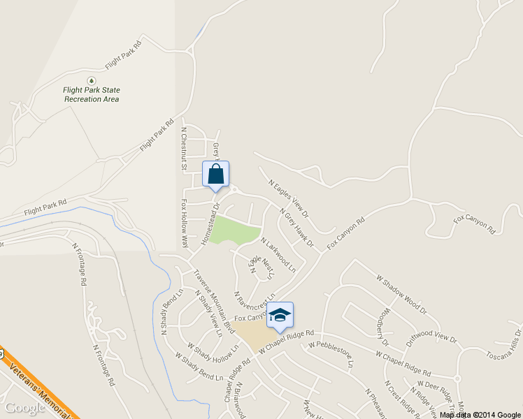 map of restaurants, bars, coffee shops, grocery stores, and more near 5203 N Ravencrest Ln in Lehi