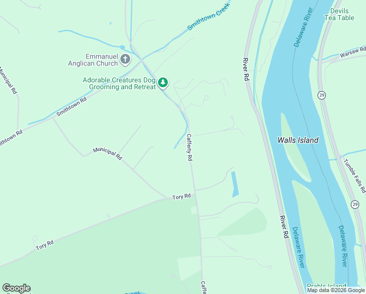 map of restaurants, bars, coffee shops, grocery stores, and more near 241 Cafferty Road in Bucks County