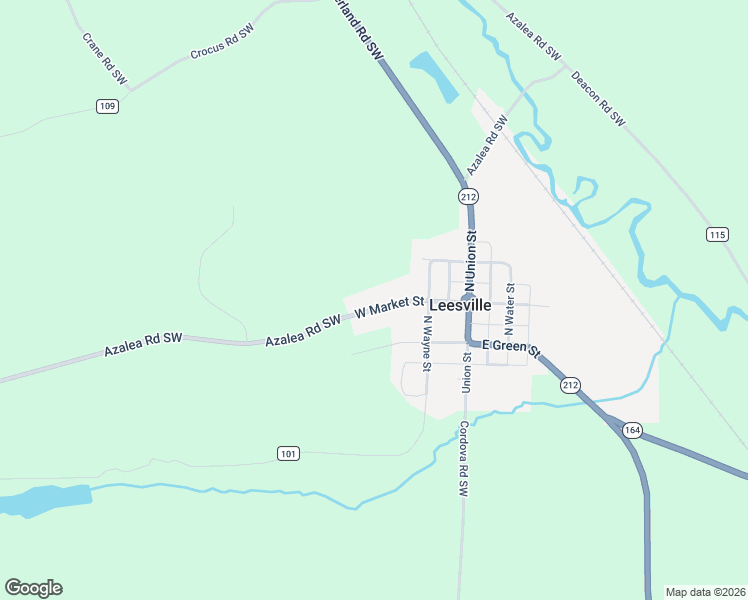 map of restaurants, bars, coffee shops, grocery stores, and more near 630 West Market Street in Leesville