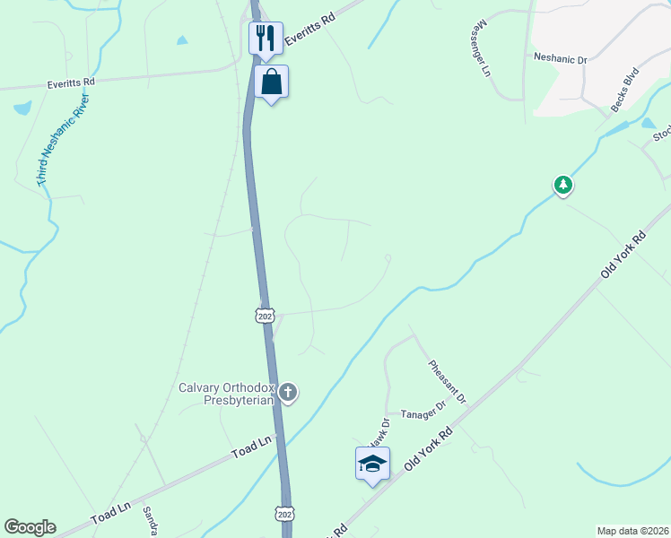 map of restaurants, bars, coffee shops, grocery stores, and more near 10 Taylor Court in Raritan Township