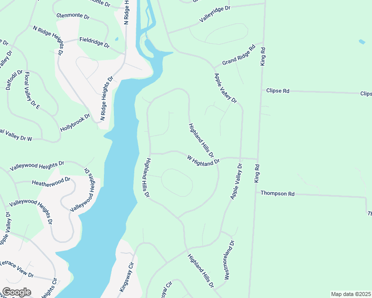 map of restaurants, bars, coffee shops, grocery stores, and more near 540 West Highland Drive in Howard