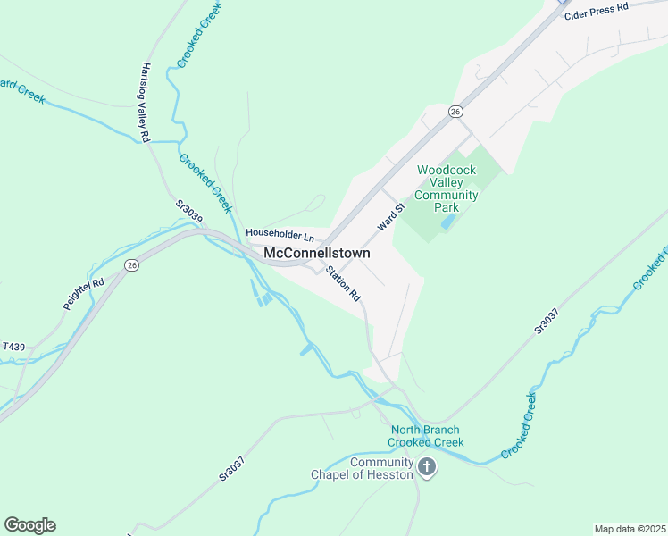 map of restaurants, bars, coffee shops, grocery stores, and more near 12040 Station Road in Huntingdon