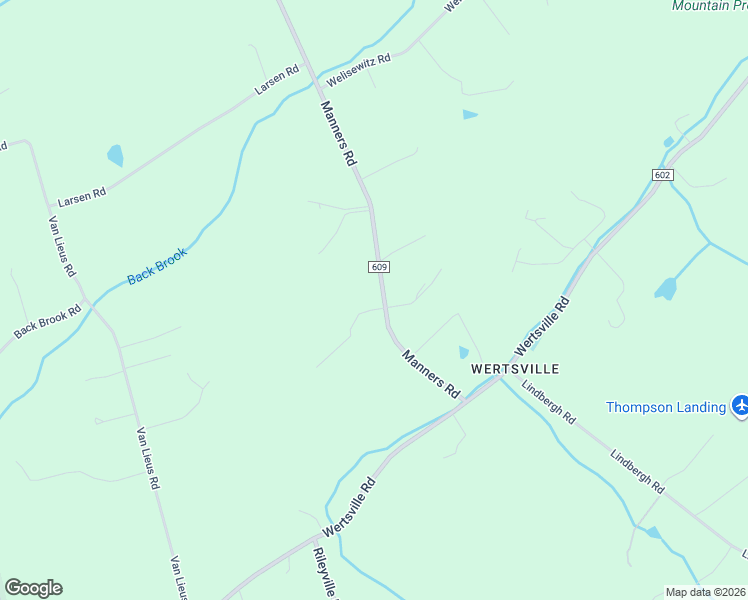 map of restaurants, bars, coffee shops, grocery stores, and more near 23 Manners Road in East Amwell Township