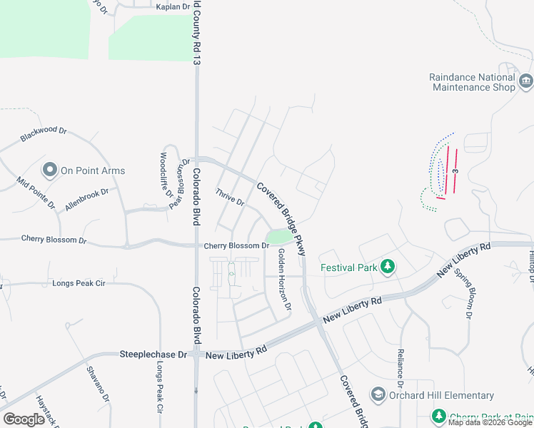 map of restaurants, bars, coffee shops, grocery stores, and more near 1752 Branching Canopy Drive in Windsor