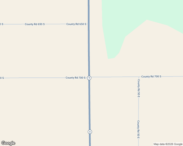 map of restaurants, bars, coffee shops, grocery stores, and more near 1 County Road 700 South in Jonesboro