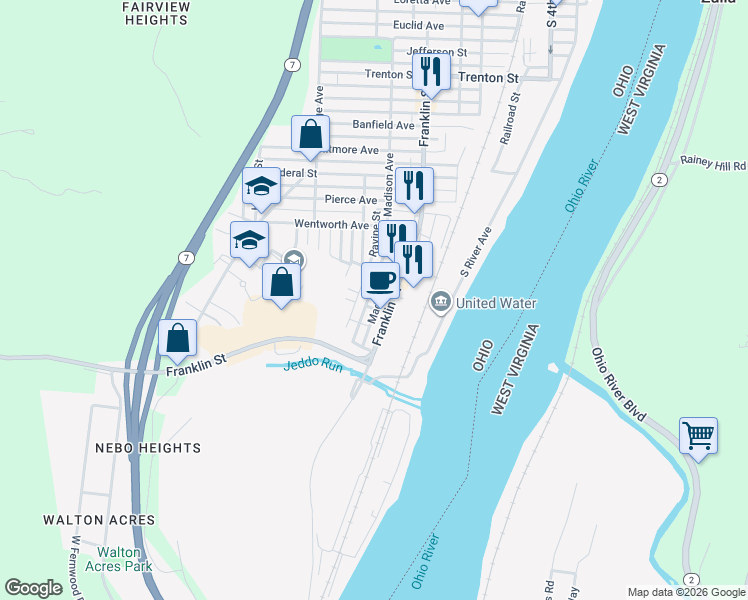 map of restaurants, bars, coffee shops, grocery stores, and more near 901-999 Gilbert Ave in Toronto
