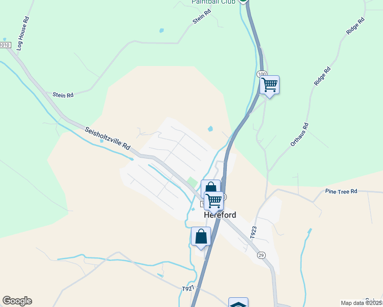 map of restaurants, bars, coffee shops, grocery stores, and more near 168 Liberty Circle in Hereford