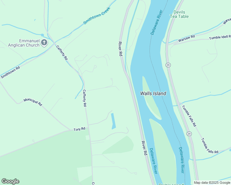 map of restaurants, bars, coffee shops, grocery stores, and more near 236 Cafferty Road in Pipersville