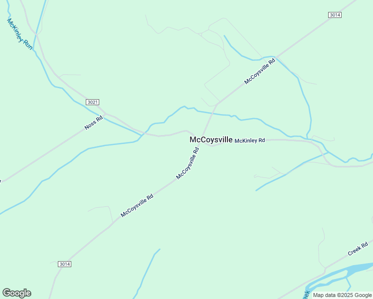 map of restaurants, bars, coffee shops, grocery stores, and more near 2333 McCoysville Road in Honey Grove