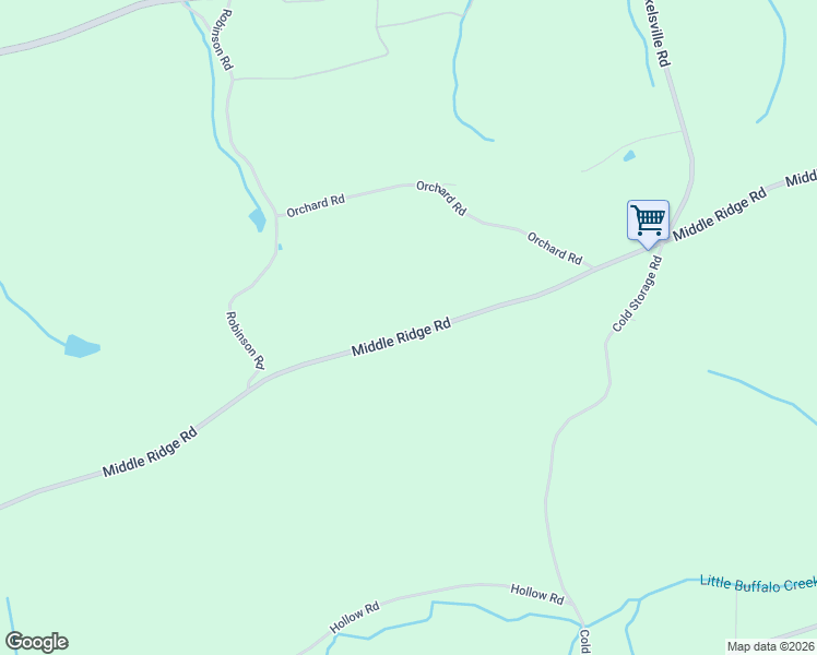 map of restaurants, bars, coffee shops, grocery stores, and more near 5660 Middle Ridge Road in Newport