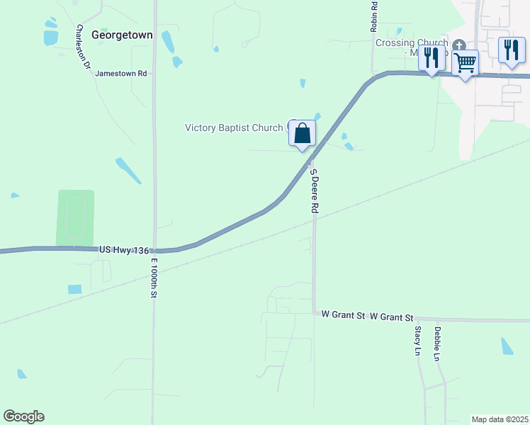 map of restaurants, bars, coffee shops, grocery stores, and more near in Macomb