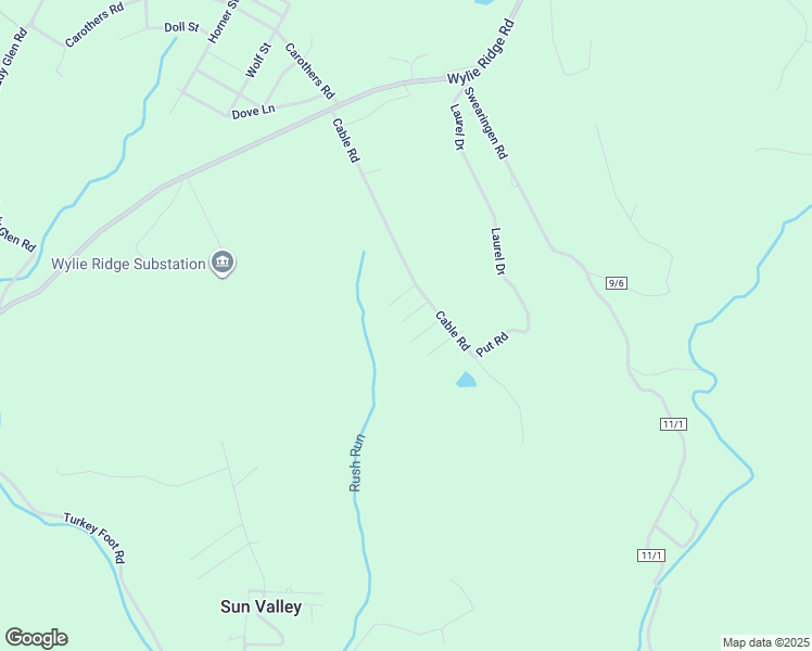 map of restaurants, bars, coffee shops, grocery stores, and more near 16 Arctic Court in Weirton