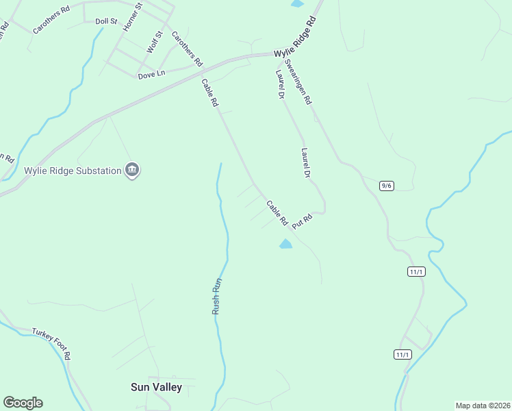 map of restaurants, bars, coffee shops, grocery stores, and more near 16 Arctic Court in Weirton