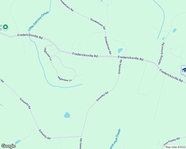 map of restaurants, bars, coffee shops, grocery stores, and more near 146 Fredericksville Road in Mertztown