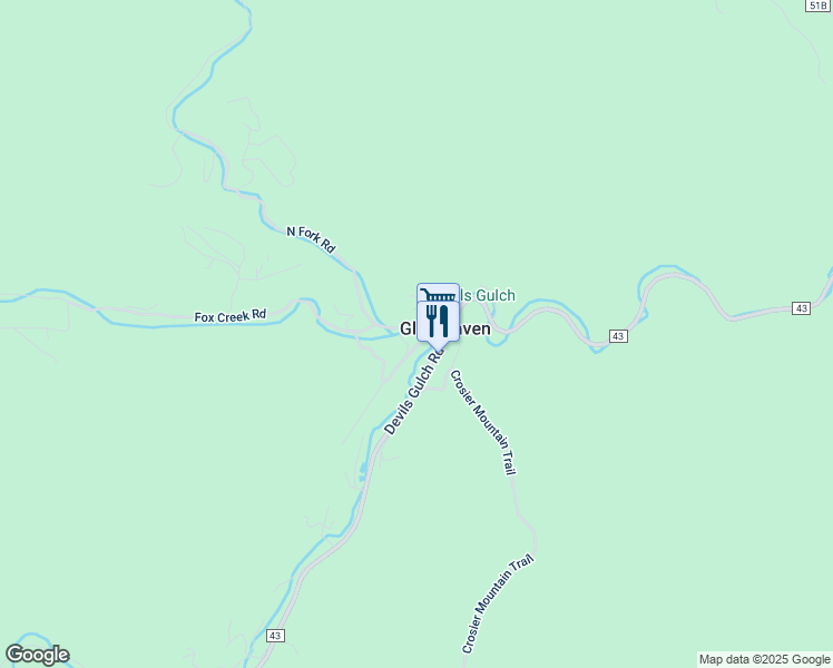 map of restaurants, bars, coffee shops, grocery stores, and more near in Glen Haven