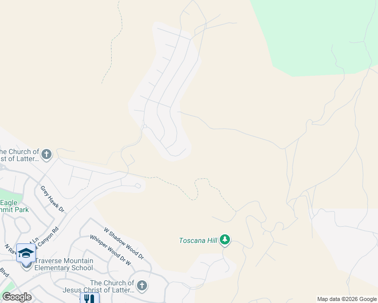 map of restaurants, bars, coffee shops, grocery stores, and more near 1665 Oakridge Circle in Lehi