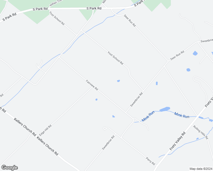 map of restaurants, bars, coffee shops, grocery stores, and more near 1353 Fairview Road in Ottsville