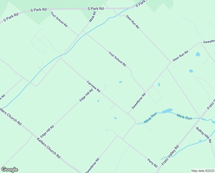map of restaurants, bars, coffee shops, grocery stores, and more near 1353 Fairview Road in Ottsville