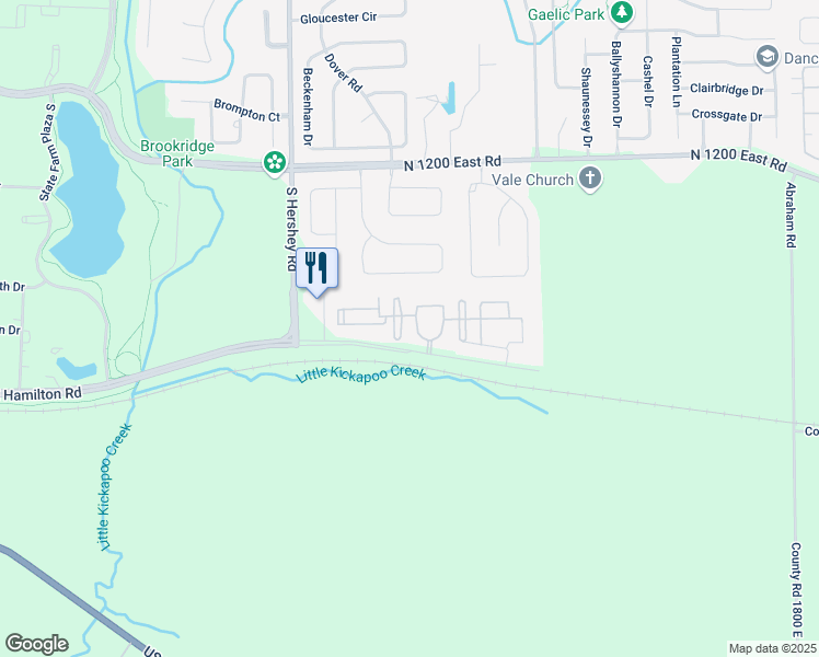 map of restaurants, bars, coffee shops, grocery stores, and more near 3017 Rudder Lane in Bloomington