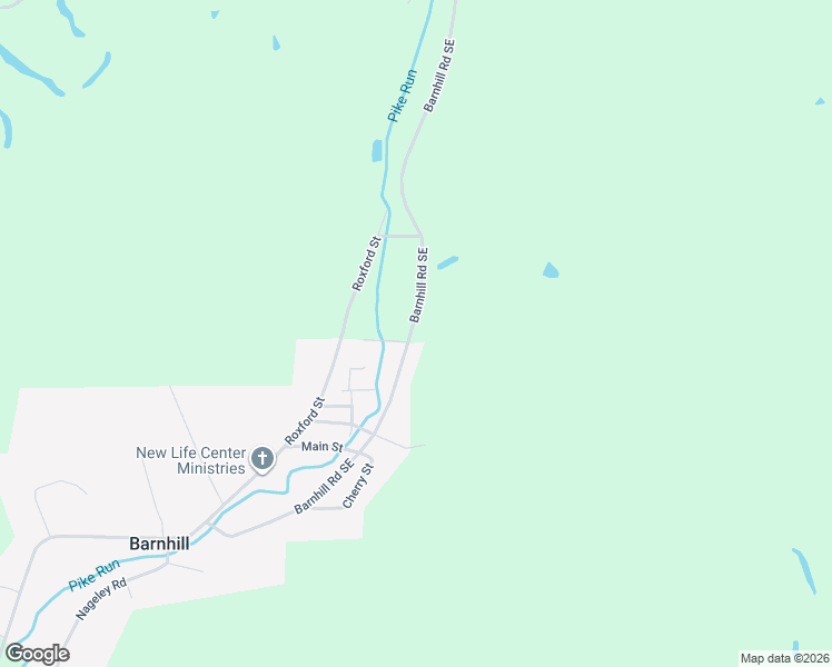 map of restaurants, bars, coffee shops, grocery stores, and more near 1329-1551 Barnhill Road Southeast in Dennison