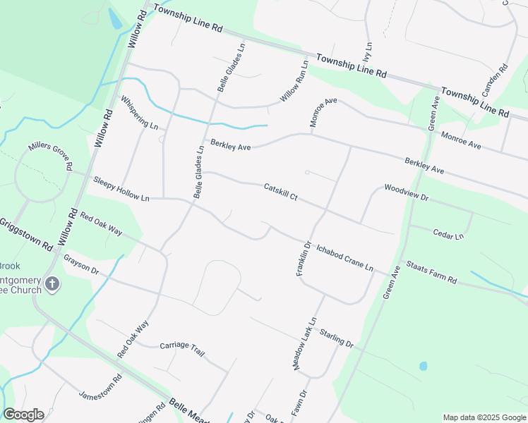map of restaurants, bars, coffee shops, grocery stores, and more near 53 Catskill Court in Montgomery