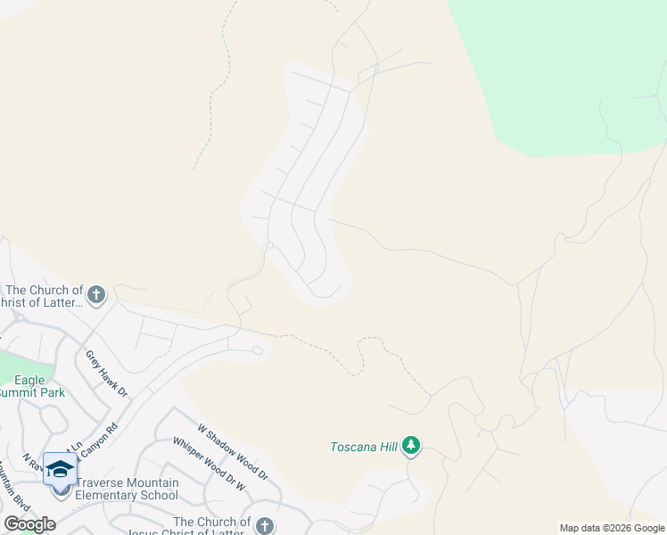 map of restaurants, bars, coffee shops, grocery stores, and more near 5504 Canyon Rim Road in Lehi