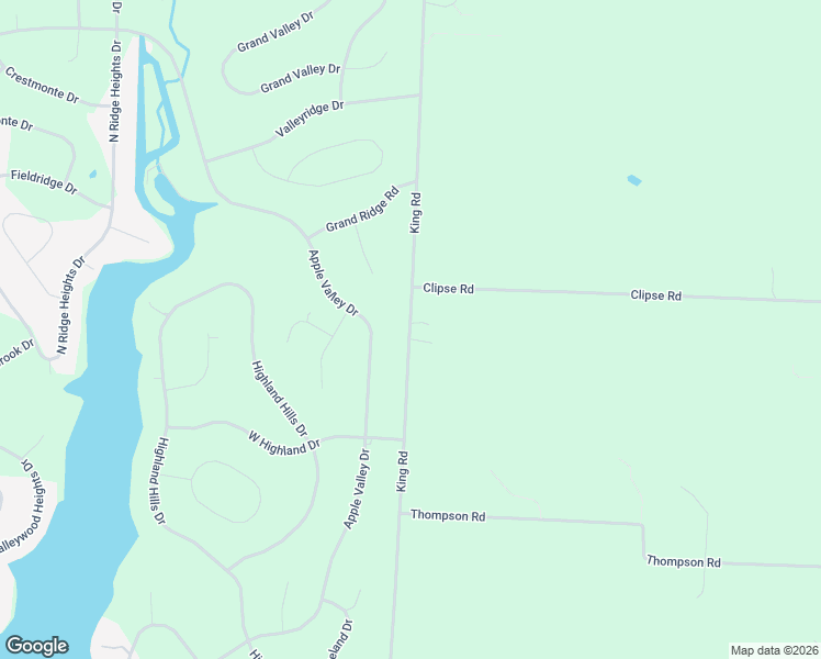 map of restaurants, bars, coffee shops, grocery stores, and more near 15455 King Road in Howard