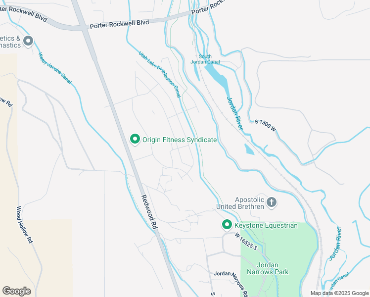 map of restaurants, bars, coffee shops, grocery stores, and more near 1533 South Piston Lane in Bluffdale