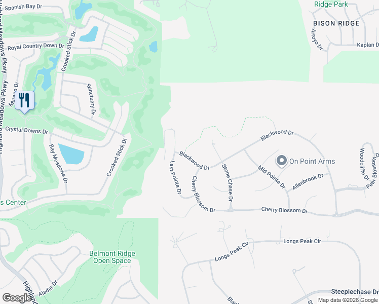 map of restaurants, bars, coffee shops, grocery stores, and more near 7836 Blackwood Dr in Windsor