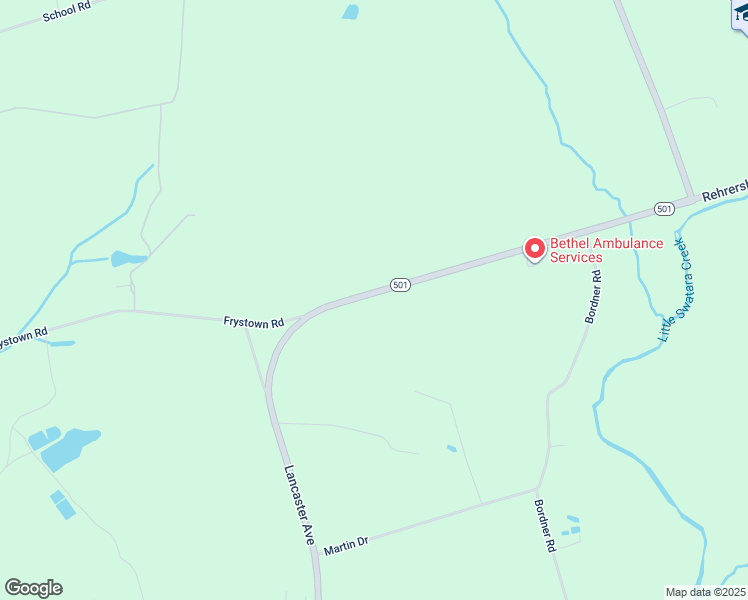 map of restaurants, bars, coffee shops, grocery stores, and more near 8049 Lancaster Avenue in Bethel