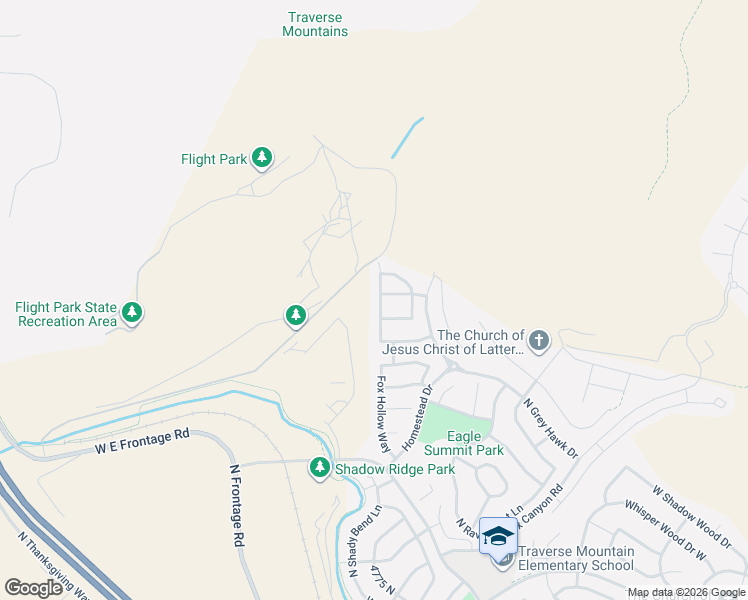 map of restaurants, bars, coffee shops, grocery stores, and more near 5462 North Chestnut Street in Lehi