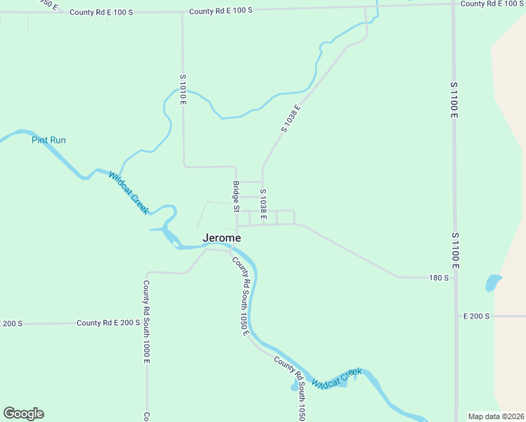 map of restaurants, bars, coffee shops, grocery stores, and more near 1641 County Road S 1038 East in Greentown