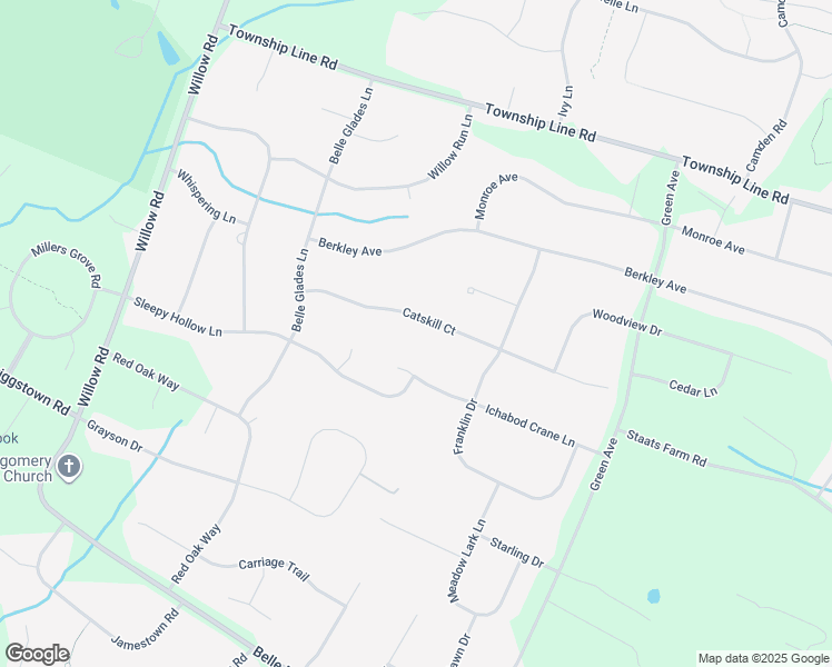 map of restaurants, bars, coffee shops, grocery stores, and more near 53 Catskill Court in Montgomery