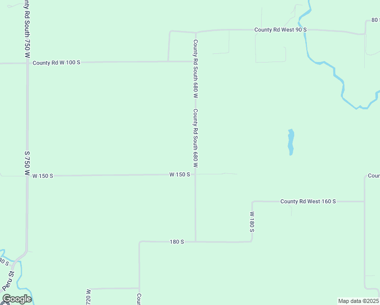 map of restaurants, bars, coffee shops, grocery stores, and more near 1409 County Road South 680 West in Russiaville