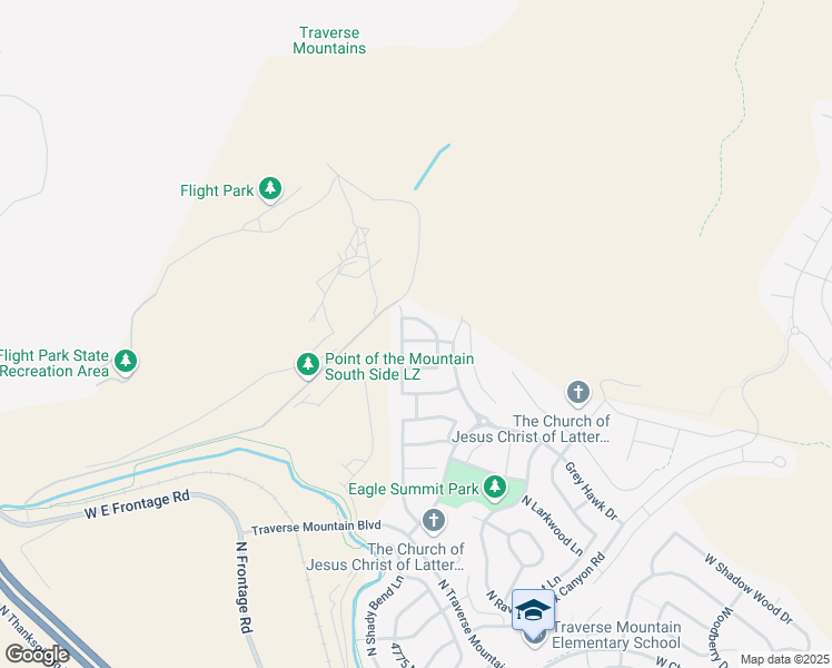 map of restaurants, bars, coffee shops, grocery stores, and more near 2860 West Hidden Moose Lane in Lehi
