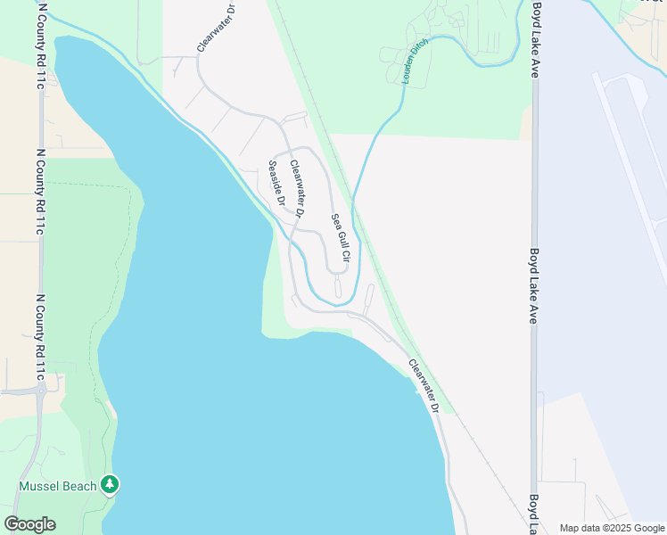 map of restaurants, bars, coffee shops, grocery stores, and more near 6281 Sea Gull Circle in Loveland