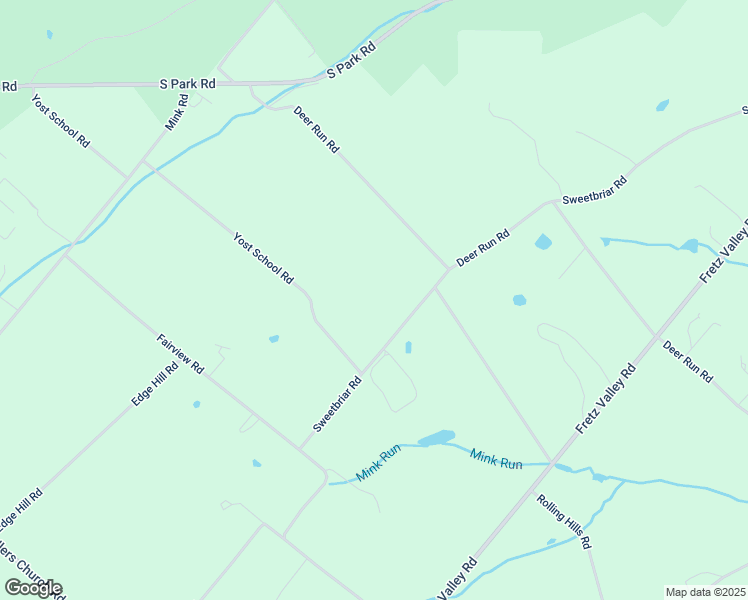 map of restaurants, bars, coffee shops, grocery stores, and more near 1634 Sweetbriar Road in Ottsville