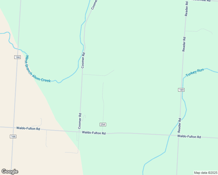 map of restaurants, bars, coffee shops, grocery stores, and more near 2759 Township Road 254 in Cardington